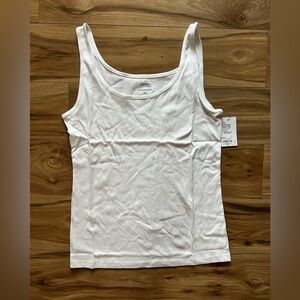 NEW Sonoma Women's Classic The Everyday White Tank Top